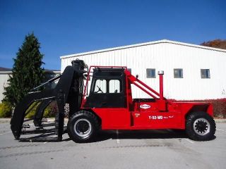 Taylor Big Red Forklift Y52wo 52,  000 Capacity With Hydraulic Top Pipe Log Clamp photo