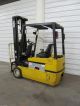 Yale 4,  000 Lb.  Electric Three Wheel Sitdown Forklift,  Three Stage,  Sideshift Forklifts photo 2