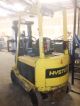 2002 Hyster E50xm - 33 Forklift 5000 Lb Capacity Lift +sideshift Forklifts photo 2