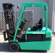Mitsubishi Model Fb18kt (2000) 3500lbs Capacity Great 3 Wheel Electric Forklift Forklifts photo 2