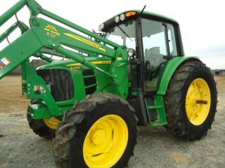 2008 John Deere 6430 4x4 Premium Tractor With 673 Sl Loader photo