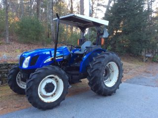 2004 Holland Tn75a 4wd Tractor Only 928 Hours 75hp photo