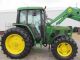 John Deere 6400 Diesel Farm Tractor W/cab & Jd Loader 4x4 Tractors photo 8