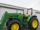 John Deere 6320 Diesel Tractor 4 X 4 With Rops &jd 640 Loader Tractors photo 11