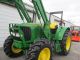 John Deere 6320 Diesel Tractor 4 X 4 With Rops &jd 640 Loader Tractors photo 1