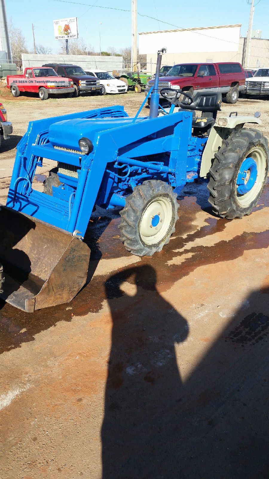 1990 Ford 1710 Tractor Loader Box Blade Tractors photo