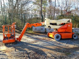 2005 Jlg E400 Ajpn Electric Articulating Boomlift Manlift W/ Jib Only 1097hrs photo