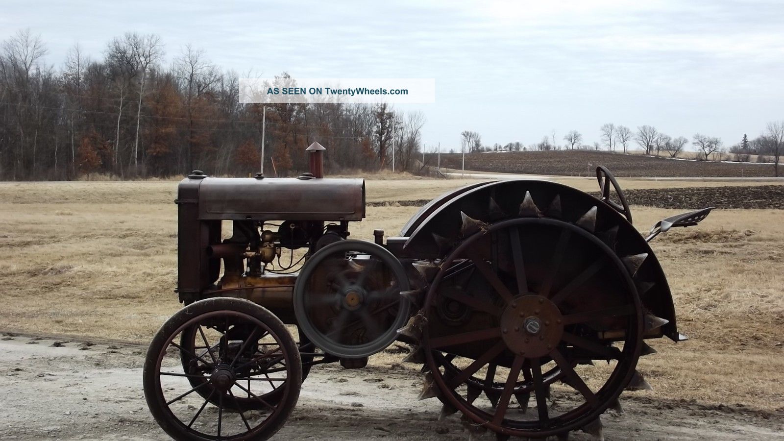 Spoker D John Deere Tractor 1924 Ie: A Gp 1925 Unstyled Antique Antique & Vintage Farm Equip photo