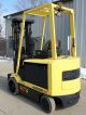 Hyster Model E60z - 33 (2008) 6000lbs Capacity Great 4 Wheel Electric Forklift Forklifts photo 1