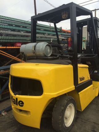 Yale Forklift 8000 Lbs.  Cap.  2300 Hours.  Solid Pneumatic Tires photo