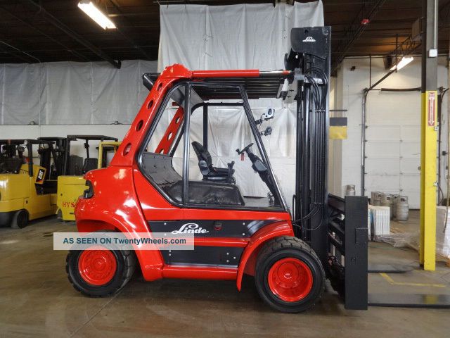 2007 Linde H70d - 03 15500lb Pneumatic Lift Truck 126 