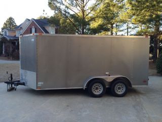 King American 7x14 Enclosed Trailer photo