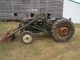 Oliver 550 Tractor With Power Steering And Trip Bucket Loader Antique & Vintage Farm Equip photo 1