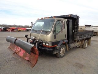 2003 Mitsubishi Fuso Fh210 Dump Truck With Snow Plow photo