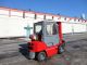 Tcm Fg25 5,  000 Lbs Pneumatic Forklift - Triple Mast - Enclosed Cab - Propane Forklifts photo 2