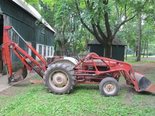 1958 Ford 601 Workmaster With Front End Loader And Backhoe photo