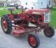 1957 - 1958 Farmall Cub Tractor With Woods Belly Mower Antique & Vintage Farm Equip photo 1