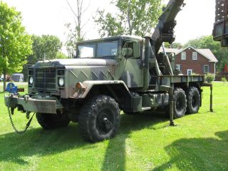 1989 Bmy Harsco 6x6 Overhauled Tow Truck Off Road Hydraulic Recovery Rotator Wrecker Crane photo