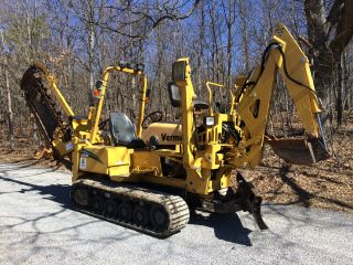 2009 Vermeer Rtx450 Rubber Tracked Trencher / Backhoe Diesel Cheapshipping Rates photo