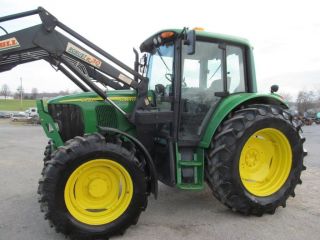 John Deere 6420 Diesel Tractor 4 X 4 With Cab & Stoll Loader photo
