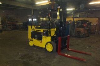 Hyster 2005 Electric Forklift 10000 Lb With Side Shift And Fork Postioner photo