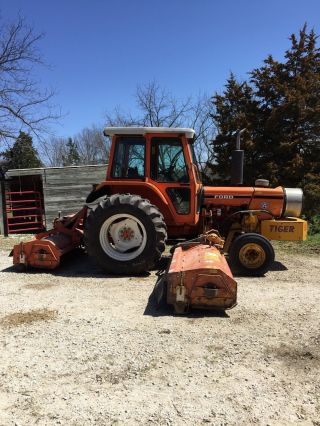 Ford,  Holland,  Diesel,  Cab Tractor,  Side Mower,  Flail Mower photo