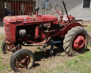 1944 Mccormick International Farmall A With Cultivators,  Draw Bar & Plow Points photo
