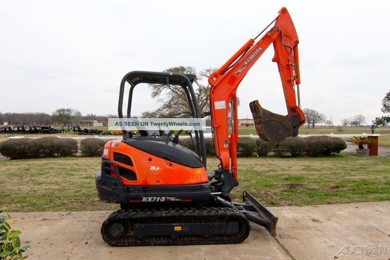2009 Kubota Kx71 3 Excavator With Only 829 Hrs Machine