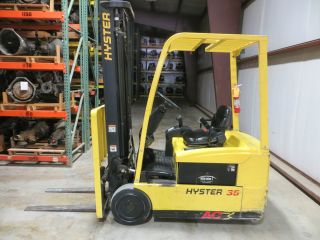 2007 Hyster 35 J35zt Forklift Truck Lift 3500 Lb 36v Electric Only 533 Hours photo
