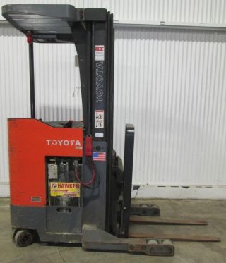 (1) Toyota 3.  500 - Lbs.  Electric Forklift Truck - - Am14249 photo