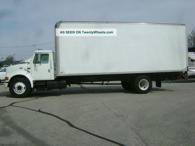1998 Chevrolet International 4700 Box Truck Dt466 Diesel Box Trucks / Cube Vans photo