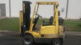 Hyster Forklift Sideshifter 3 Stage Mast Lp Gas 3000 Lb Capacity Air Pneumatic photo