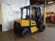 2005 Yale Gdp090 9000lb Dual Drive Pneumatic Forklift Diesel Lift Truck Forklifts photo 5