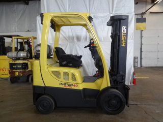 2006 Hyster S40ft 4000lb Smooth Cushion Lift Truck Lpg Forklift Hi Lo photo
