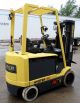 Hyster Model E60z - 33 (2007) 6000lbs Capacity Great 4 Wheel Electric Forklift Forklifts photo 2