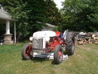 Ford Tractor W/belly Mower 8 N photo