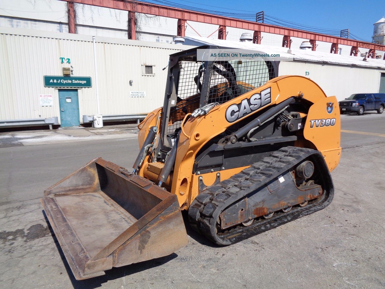 2012 Case Tv380 Rubber Track Skid Steer Loader 90hp Aux Hydraulics