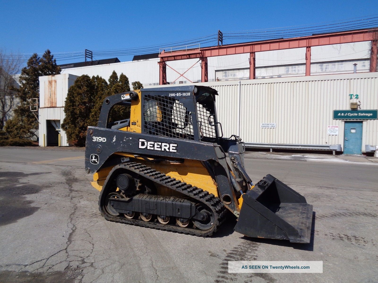 2011 John Deere 319d Rubber Track Skid Steer Loader - - Aux Hydraulics Skid Steer Loaders photo