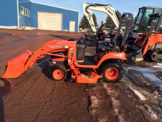 2012 Kubota Bx2360 Tractor Loader Belly Mower R4 Industrial Tire photo