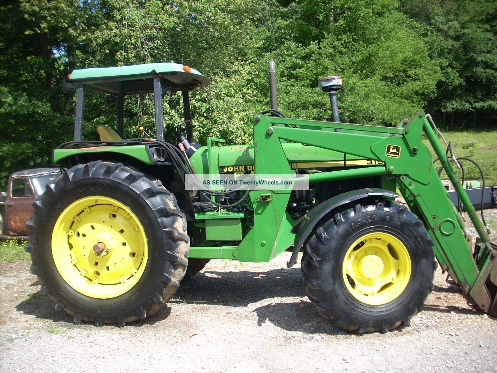 1 Owner Tractor 1990 John Deere 3155 4x4 Jd Self Leveling Loader