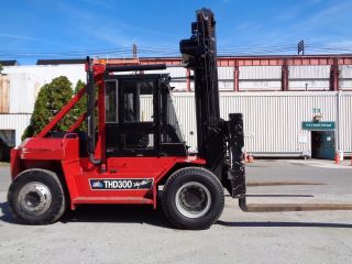 Taylor Thd - 300s 30,  000 Lbs Forklift - Side Shift - Fork Positioneers - Diesel photo