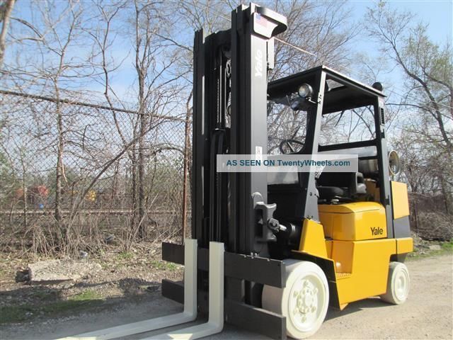 2004 Yale Glc080 Forklift Lift Truck Hilofork,  8000lb Cap,  Caterpillar,  Hyster Forklifts photo