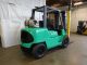 2001 Mitsubishi Fg40k 8000lb Pneumatic Forklift Lpg Lift Truck Forklifts photo 4