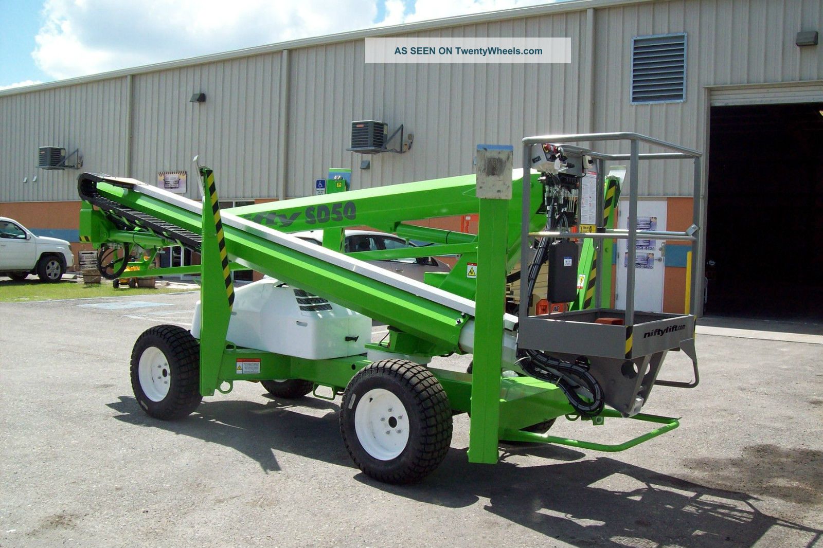 Nifty Sd50 Boom Lift, 4 Wheel Drive, Kubota Diesel, 56 