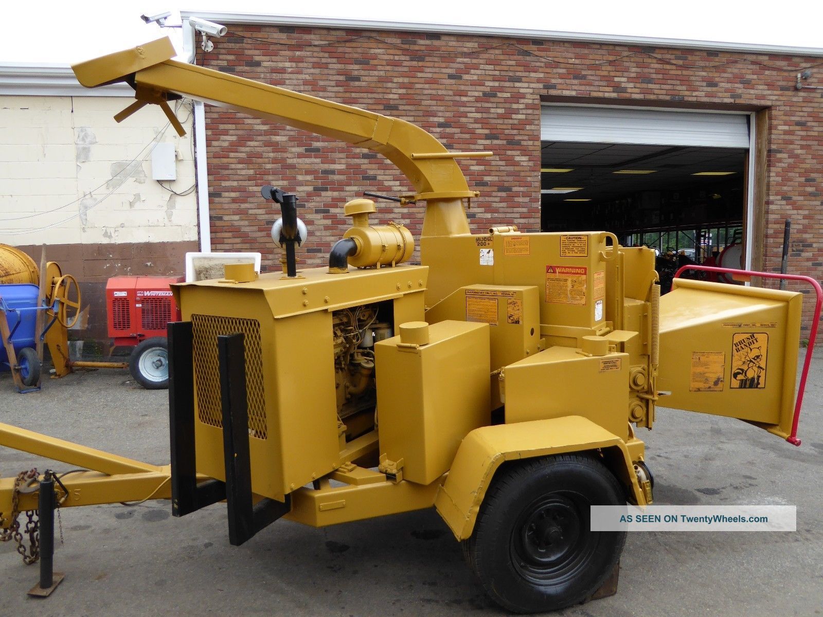 Brush Bandit 200+ Tow Behind Wood Chipper