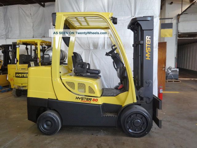2007 Hyster S80ft 8000lb Cushion Forklift Lpg Lift Truck - 3 Units Available Forklifts photo