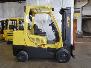 2007 Hyster S80ft 8000lb Cushion Forklift Lpg Lift Truck - 3 Units Available photo