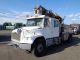 2003 Freightliner Fl80 Digger Derrick Boom Crane Truck Cat Diesel Bucket / Boom Trucks photo 1