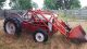 Vtg Antique Ford Tractor 650 Red Loader 1954 - 1957 Eaf 6015 Antique & Vintage Farm Equip photo 1