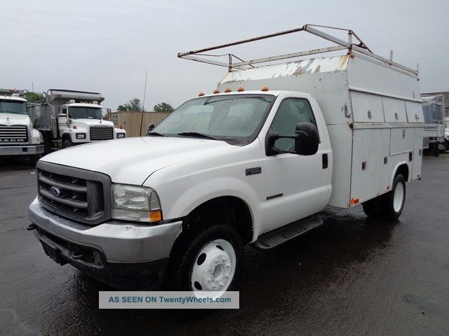 2002 Ford F550 Utility Service Truck Powerstroke 7.  3l Diesel Utility / Service Trucks photo